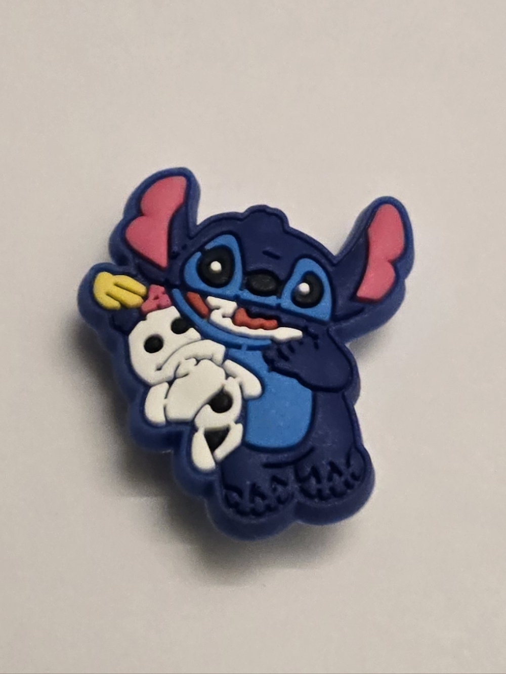 3/$10 Stitch & Scrump Croc Charm Jibbitz Disney Blue Alien